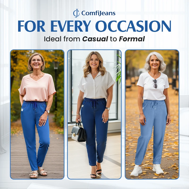 ComfiJeans - LAST DAY 70% OFF - Flattering High Waist Ultra-Stretch Mom Jeans