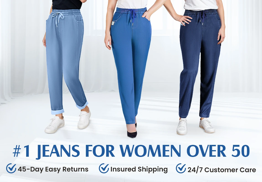 ComfiJeans - LAST DAY 70% OFF - Flattering High Waist Ultra-Stretch Mom Jeans