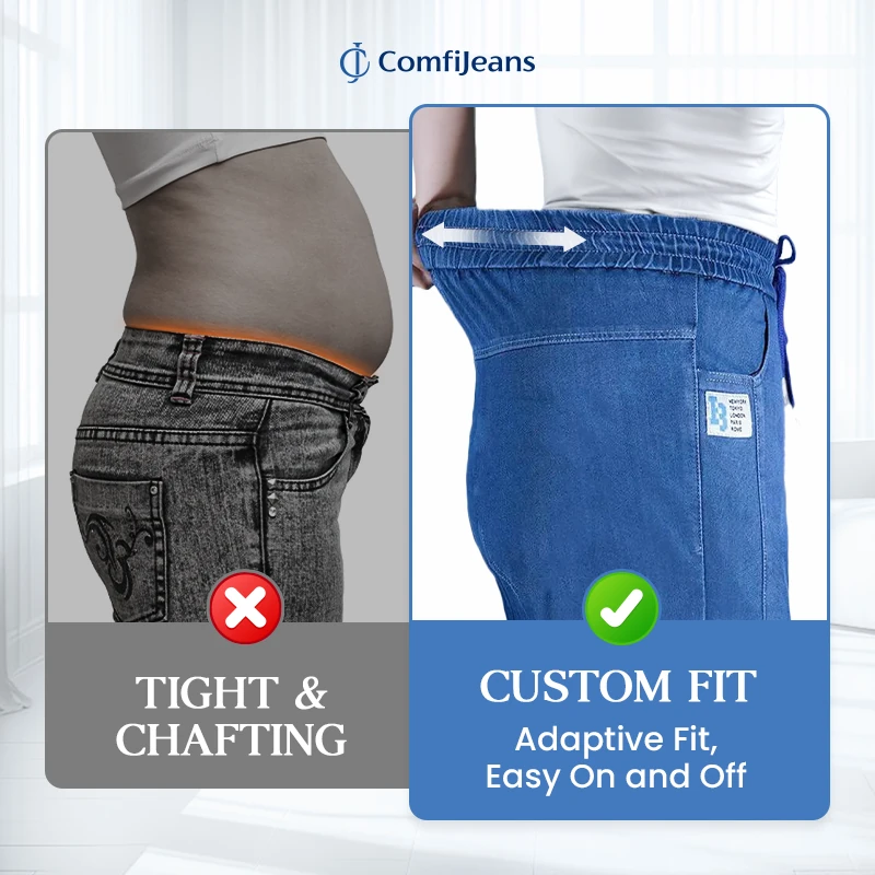 ComfiJeans - LAST DAY 70% OFF - Flattering High Waist Ultra-Stretch Mom Jeans